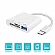 USB Type-C To USB2.0/3.0,TF,SD Card Reader