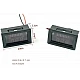 Waterproof 12V-60V Universal Battery Capacity & Voltmeter - Blue Display