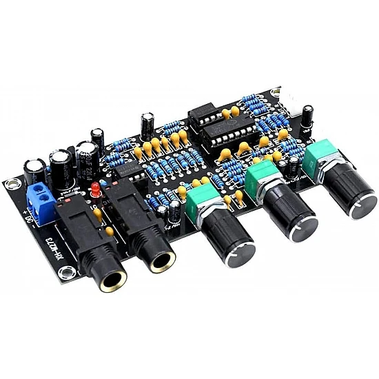 XH-M273 Digital Karaoke Reverb Board - PT2399 Dual Mic Amplifier DC 12-24V