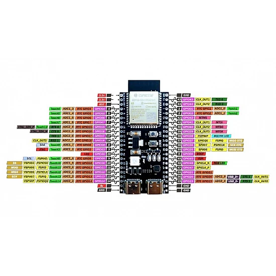 YD-ESP32-S3 N8R2 Development Board - 8MB Flash 2MB PSRAM