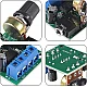 YX1667 LM386 Audio Amplifier Board - DC 3V-12V for 0.5W-10W Speakers
