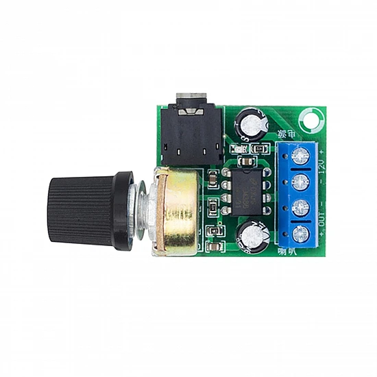 YX1667 LM386 Audio Amplifier Board - DC 3V-12V for 0.5W-10W Speakers