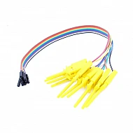 10CH Quality Test Hook Clip Logic Analyzer Test Folder Doupont cable