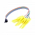 10CH Quality Test Hook Clip Logic Analyzer Test Folder Doupont cable