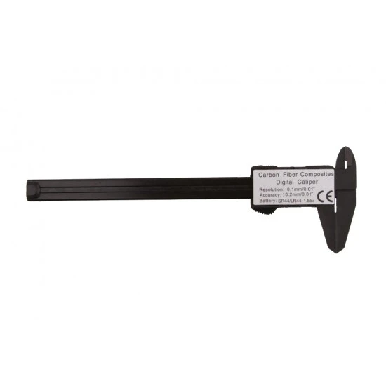150mm/6Inch LCD Digital Electronic Carbon Fiber Vernier Caliper Gauge Micrometer