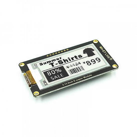 2.13 Inch E-Paper Flexible Ink Screen LCD Module - Black & White