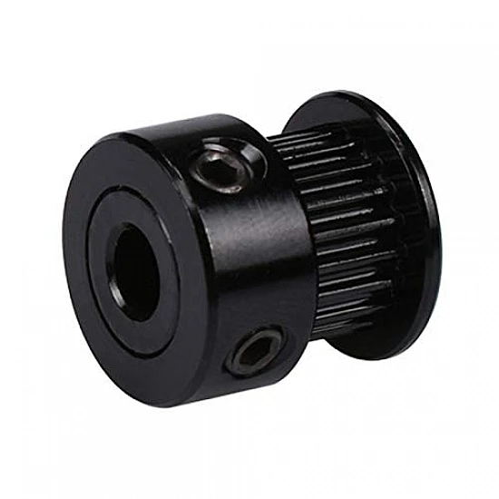 20 Teeth 5mm Bore GT2 Black Timing Pulley for 6mm Belt