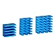 3 in 1 Blue Aluminum Heatsink for Raspberry Pi 3/4