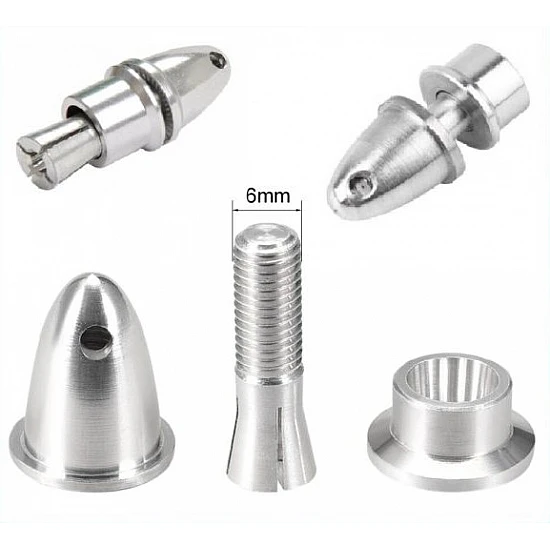 3.17mm  RC Aluminum Bullet Propeller Adapter Holder for Brushless Motor