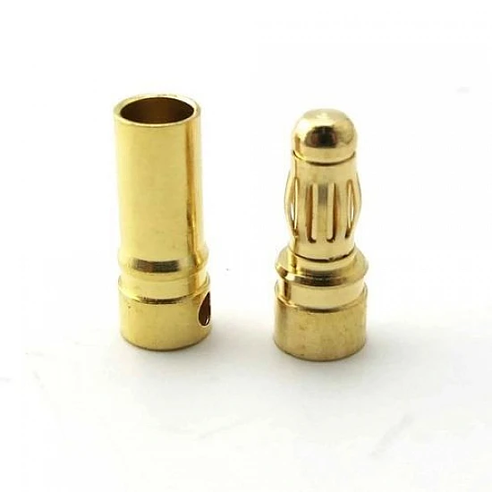 3.5mm Gold Bullet Banana Connector Plug For ESC Battery Motor - Other - Multirotor