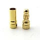 3.5mm Gold Bullet Banana Connector Plug For ESC Battery Motor - Other - Multirotor