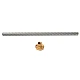 300mm Trapezoidal Lead Screw 8mm Thread 2mm Pitch Lead Screw with Copper Nut