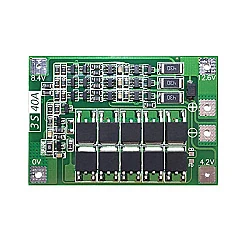 3S 11.1V 12.6V 40A 18650 Lithium Battery Protection Board (Enhanced version)