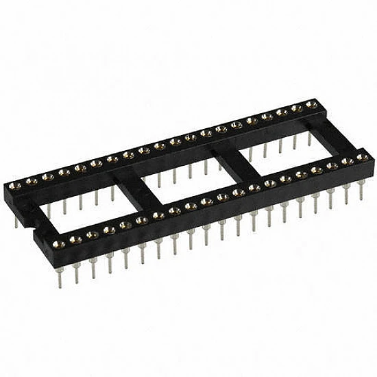 40 Pin Wide Machine tooled IC Socket (Round IC Base)