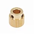 40 Teeth Brass Extrusion Wheel for 3D Printers