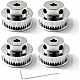 40 Tooth 6.35mm Bore GT2 Timing Aluminum Pulley for 6mm Belt