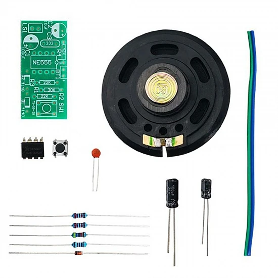 NE555 Doorbell Analog Circuit DIY Soldering Kit