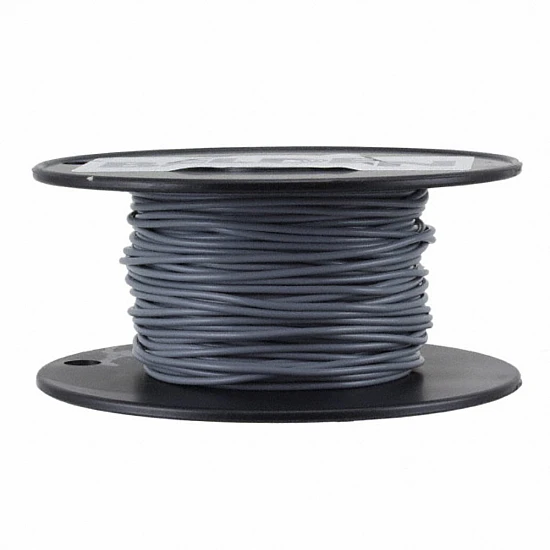 26AWG Gray Hook-Up Wire 1569-T26-07GP - 1 Meter