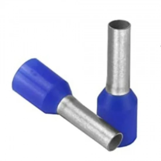 E4009 Insulated Cord Pin End Terminal Blue (4.0mm² / 12 AWG)