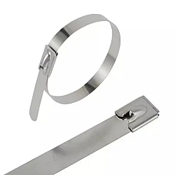 300 x 4.6 mm Ball Lock Stainless Steel Cable Tie