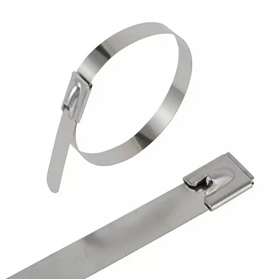 300 x 4.6 mm Ball Lock Stainless Steel Cable Tie