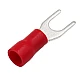 TTSVBL 1-3.7 Insulated Spade Lug Red (1.5mm² - 3.7mm²)