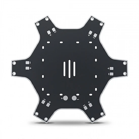 Lower Plate for F550 Hexacopter Frame with Built-in PDB