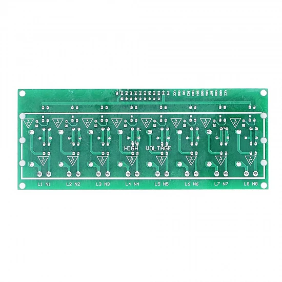 8-Channel 220V AC Optocoupler Isolation Detection Module