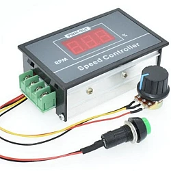 Digital Display PWM DC Motor Speed Controller 6V-48V