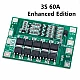 3S 60A 12.6V Li-ion Battery Protection Board BMS Enhanced Version