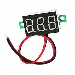 0.36 Inch 2-Wire LED Digital Voltmeter DC 2.7V-32V Red