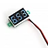 0.36 Inch 2-Wire LED Digital Voltmeter DC 2.7V-32V Blue
