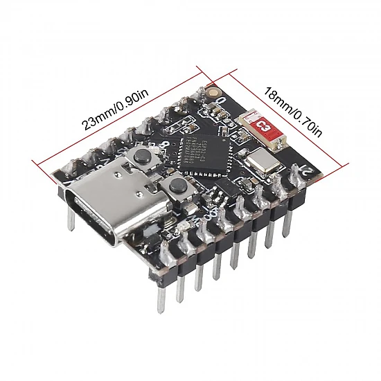 ESP32-C3 SuperMini Development Board WiFi Bluetooth USB-C - Soldered