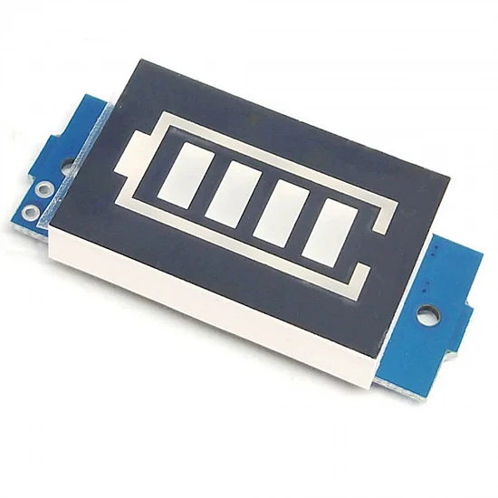 6S Lithium Battery Capacity Indicator Module 25.2V Blue