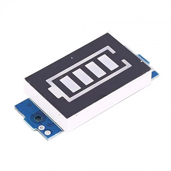 2S Lithium Battery Capacity Indicator Module 8.4V Blue Display