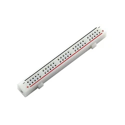 50-Hole Mini Breadboard Power Distribution Strip White