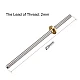 T8 200mm Stainless Steel  Trapezoidal Lead Screw with Brass Nut