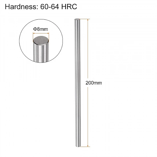 8mm Linear Shaft Optical Axis Guide Rod 200mm