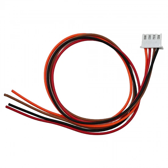 4 pin 2.54 mm RMC connector 20 cm - Female to open End Wire