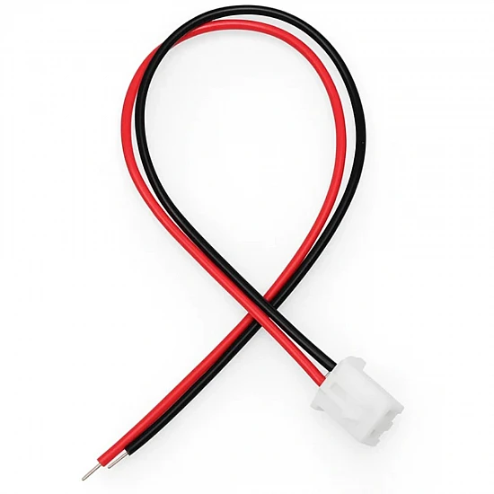 XH2.54mm 2-Pin Single Head Male Terminal Wire 20cm