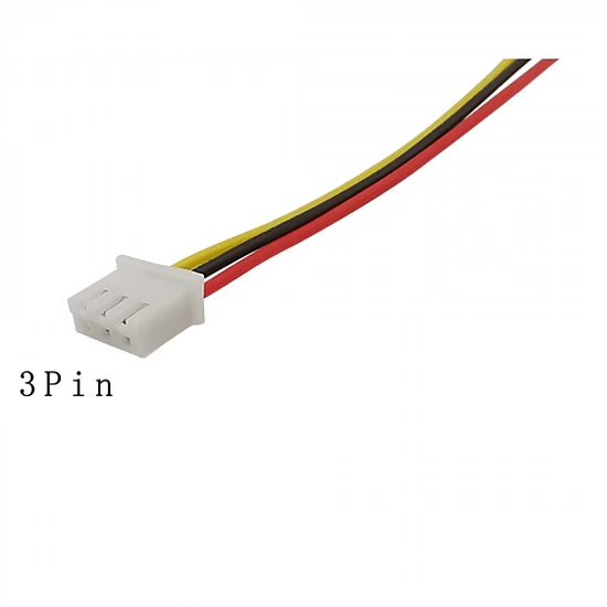 XH2.54mm 3-Pin Single Head Male Terminal Wire 20cm