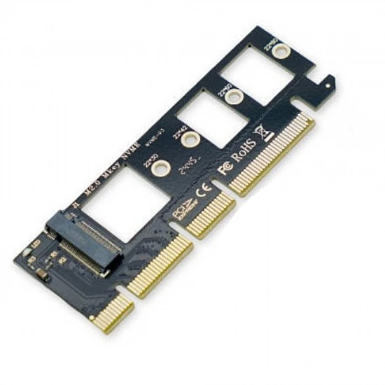 NVMe M.2 SSD to PCI-E 4.0 X16 Adapter