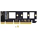 NVMe M.2 SSD to PCI-E 4.0 X16 Adapter