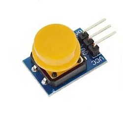Yellow Large Button 3-Pin Tactile Switch for Arduino