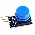 Blue Large Button 3-Pin Tactile Switch for Arduino