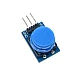 Blue Large Button 3-Pin Tactile Switch for Arduino