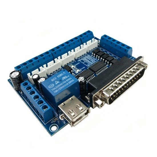 MACH3 5-Axis CNC Breakout Board Interface Module