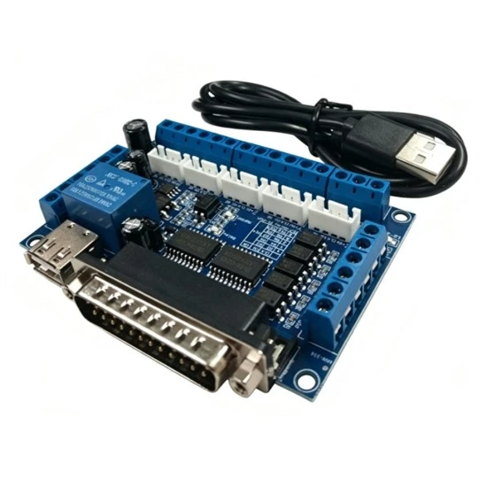 MACH3 5-Axis CNC Breakout Board Interface Module