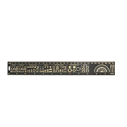 30cm PCB Reference Ruler Multi Functional Engineering Scale