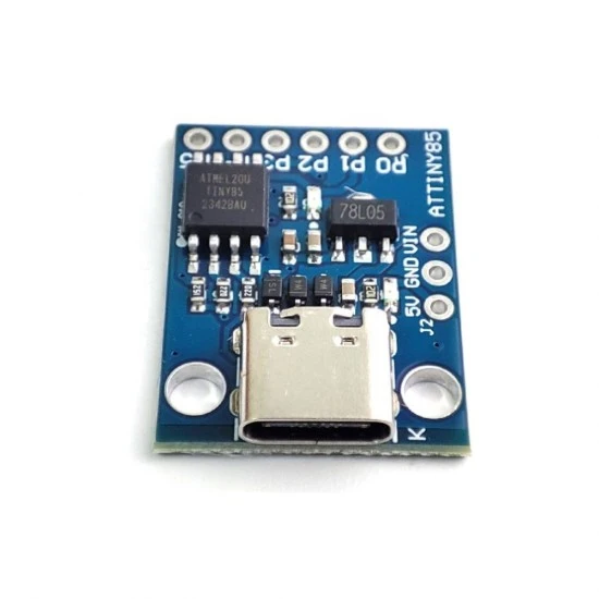 ATtiny85 Type-C USB Microcontroller Development Board